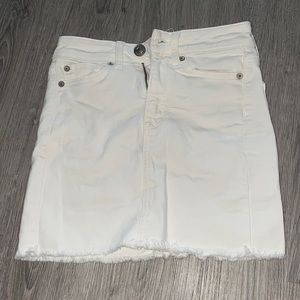 american eagle jean skirt